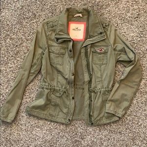 Olive green jacket // Hollister